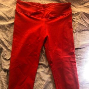 Red Hot Fabletics Leggings
